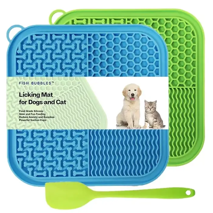 Tapis à lécher mangeoire lente pour chiens et chats