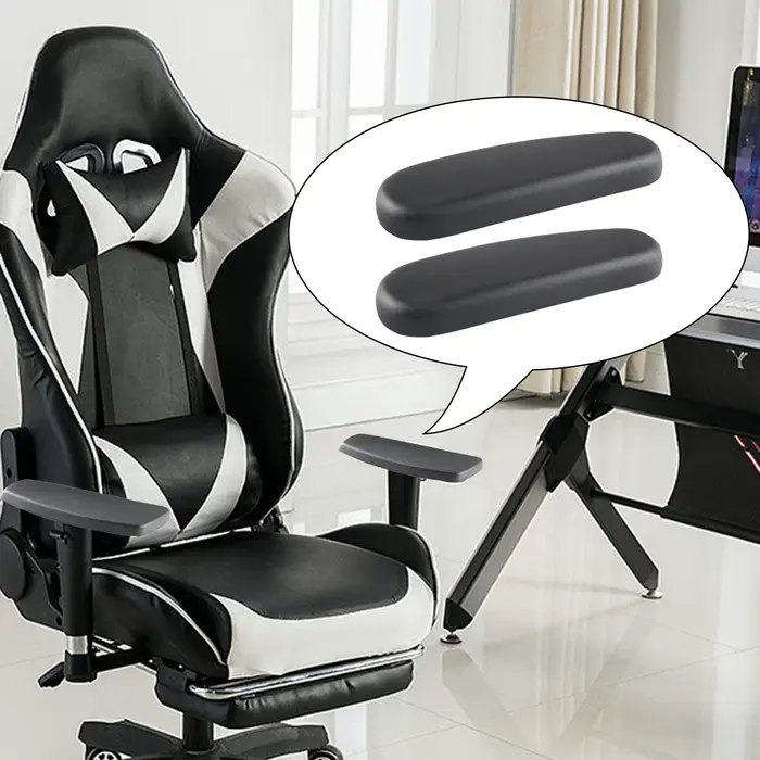 1 paire d'accoudoirs de chaise de jeu, coussinets de remplacement, Support souple, accessoires d'acc