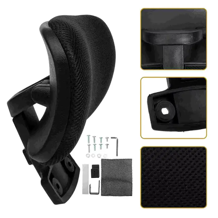 Appui-tête ergonomique réglable pour chaise de bureau, chaise d'ordinateur confortable, oreiller de 