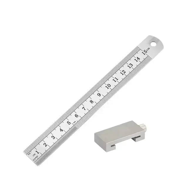 Carré de menuiserie en métal, outils de menuiserie, règle en acier, bloc de limite de positionnement