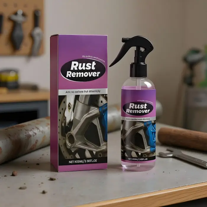 Spray anti-rouille 100 ml, nettoyant et convertisseur de taches de rouille et de fer pour voiture, c