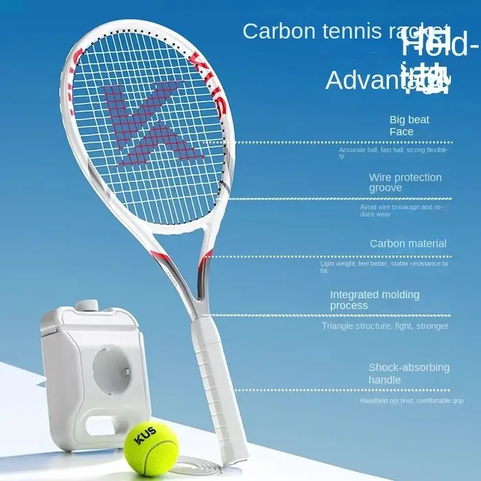 Dispositif d'entraînement de Tennis en carbone