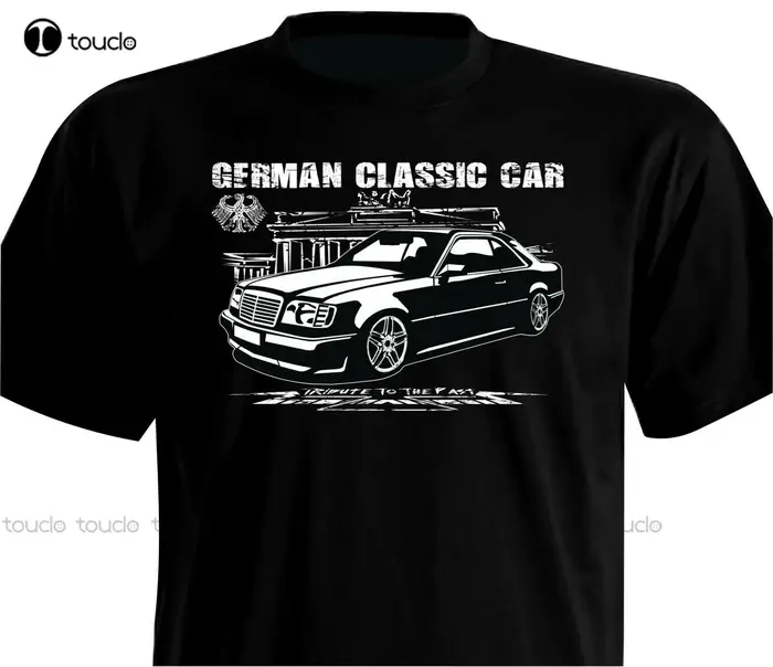 T-Shirt Oldtimer W124 Coupé 320 Ce E 220 2,0-6.0 Litre 1984 - 1993 chemises de pêche pour hommes