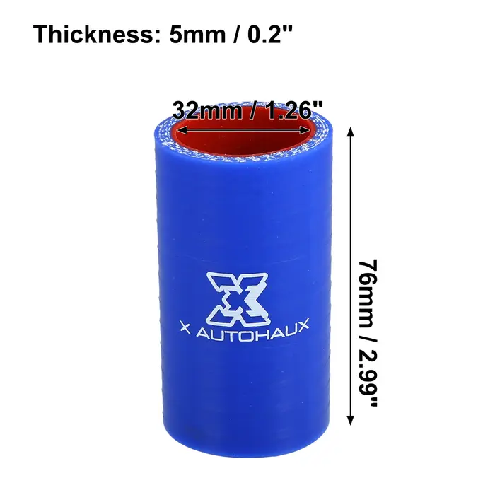 X Autohaux – réducteur de tuyau en Silicone lisse universel, coupleur de refroidisseur intermédiaire