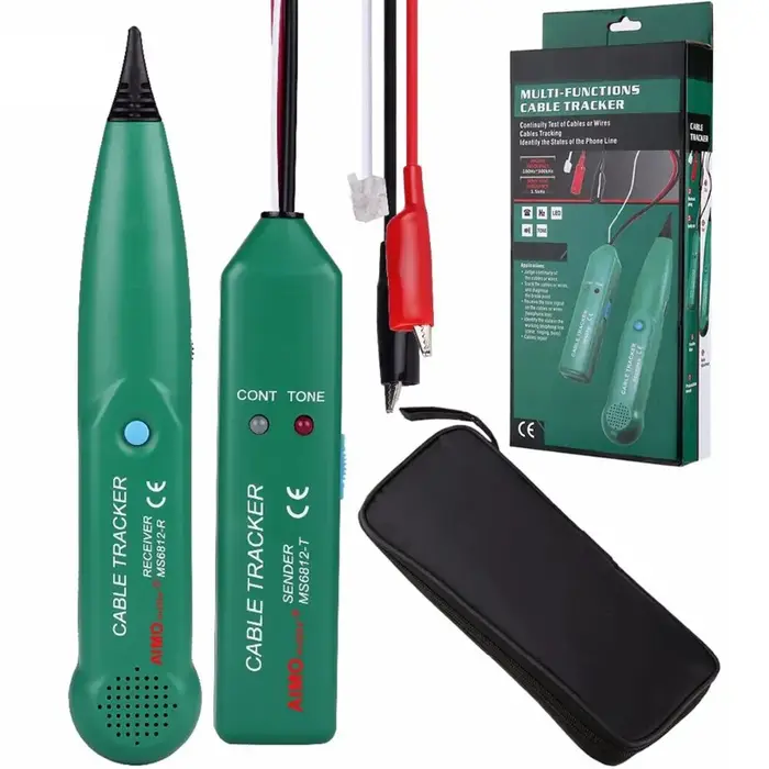 Testeur de traqueur de câble MS6812, détecteur professionnel de ligne LAN UTP STP, traceur de fil té
