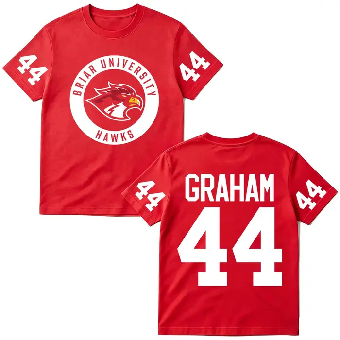 T-shirts de la série télévisée Off Campus, Graham 44 Briar University, vêtements pour hommes et femm