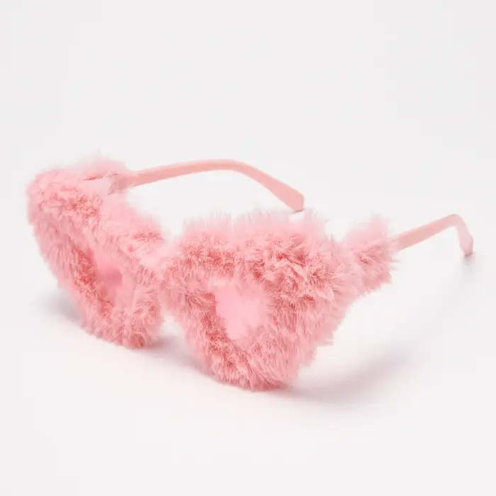 Lunettes de soleil Cat Eye en velours pour femmes - Style punk Kardashan UV400 fait main tendance