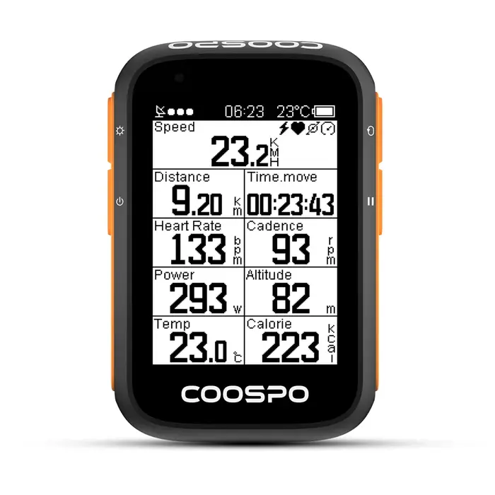 COOSPO BC200 ordinateur de vélo sans fil GPS compteur de vitesse de vélo odomètre de cyclisme 2,6 po