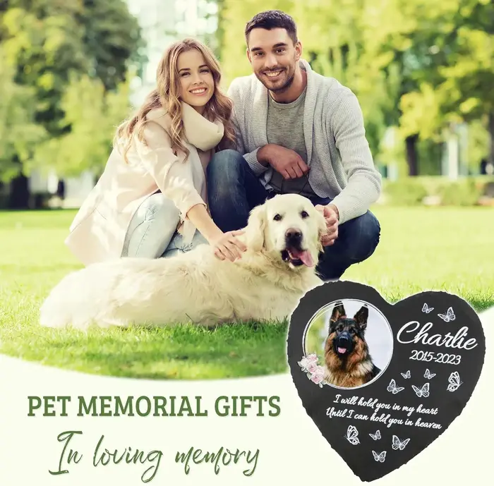 Pierre commémorative pour chien et chat