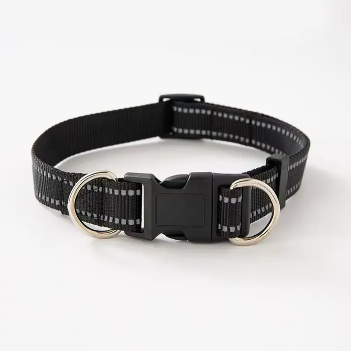 Collier pour chien avec double anneaux en D pour chiens de petite, moyenne et grande taille, harnais