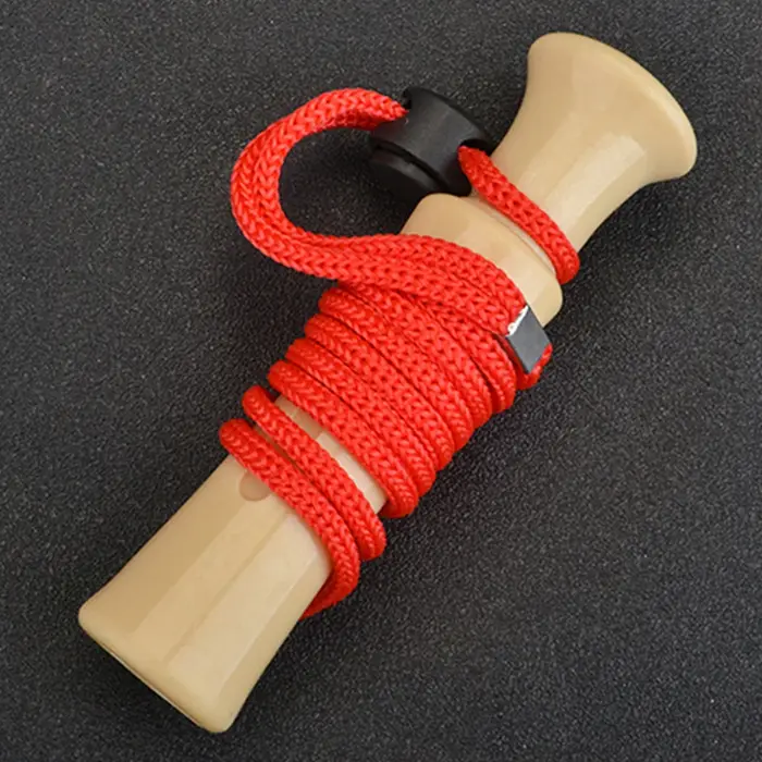 Sifflet appel canard plastique avec lanyard voix faisan mallard chasse décoy oies léger