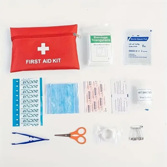 Trousse de premiers secours tactique, 12 pièces, Kit d'urgence, accessoires de voiture, Kits de survie, sac médical de Camping