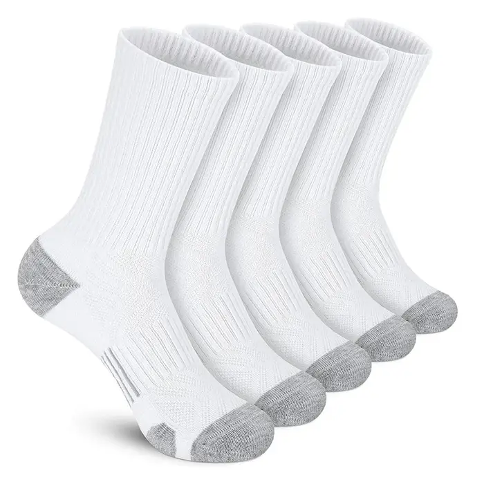 Chaussettes de sport running performance 5 paires homme femme - Confort respirant et amorti pour chasse
