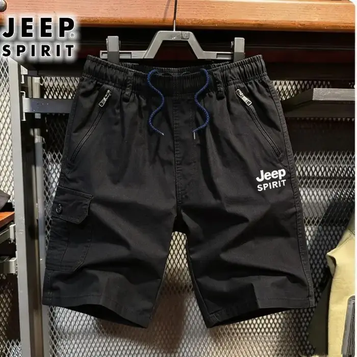 Short d'été pour hommes JEEP, en pur coton, décontracté et ample, nouveau pantalon de travail, panta