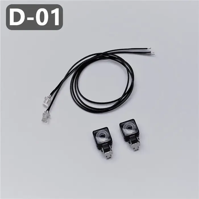 Éclairage LED carré pour rack d'équipement, compatible avec camions RC Tamiya 1/14, Tipper SCANIA 77