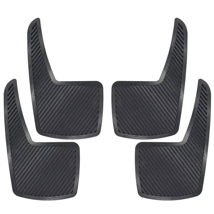 Garde-boue universel en caoutchouc, 4 pièces, garde-boue avant et arrière pour voiture, pick-up SUV,