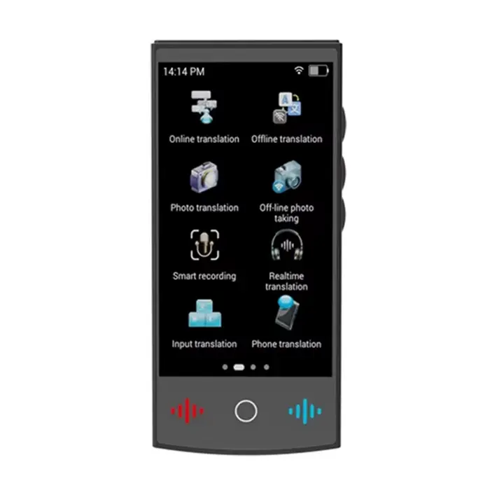 Traducteur vocal intelligent T26 portable 147 langues en temps réel pour voyages et affaires