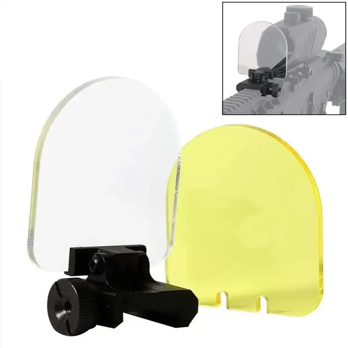 Lunettes tactiques de chasse 20 mm, protection pour fusil, lentille de protection pour airsoft, vise