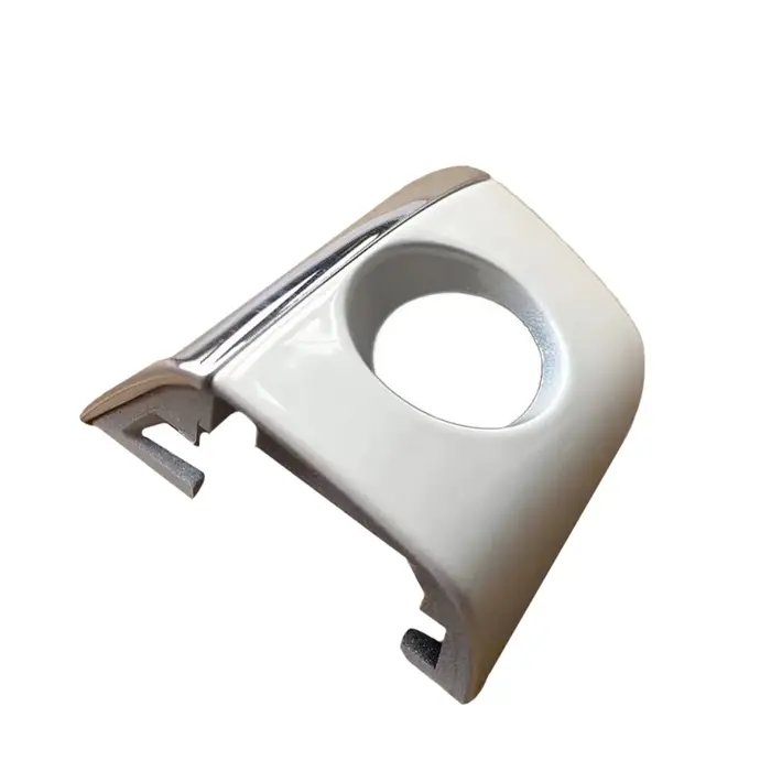 Capuchon de trou de clé de serrure de poignée de porte chromé blanc, avant Dock Qufresh C8, A8, S8, 