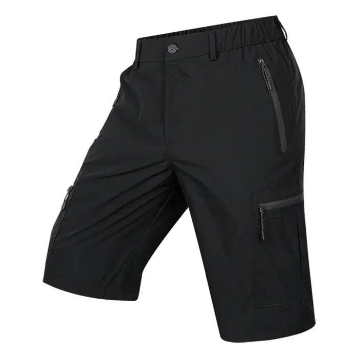 Shorts cargo d'été à séchage rapide pour hommes, shorts de travail légers multi-poches, imperméables