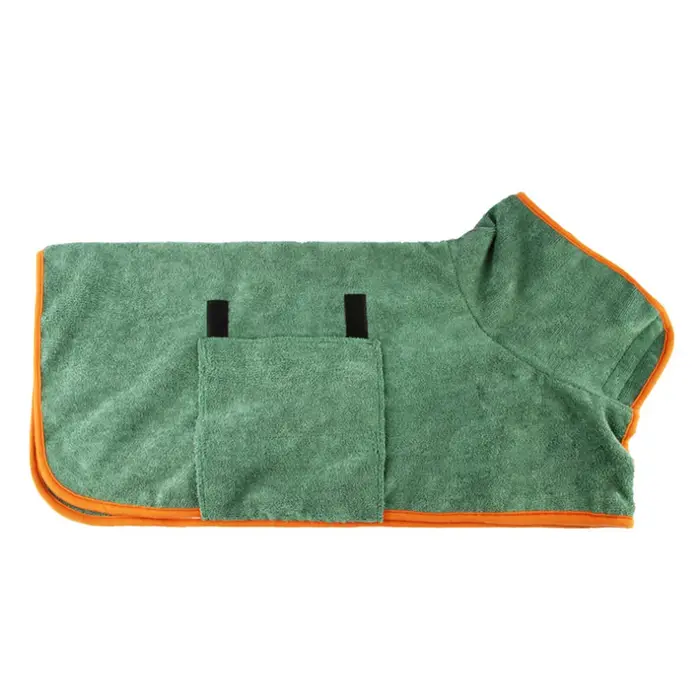 Peignoir absorbant pour chien, serviette de bain à séchage rapide pour animaux de compagnie, grands 