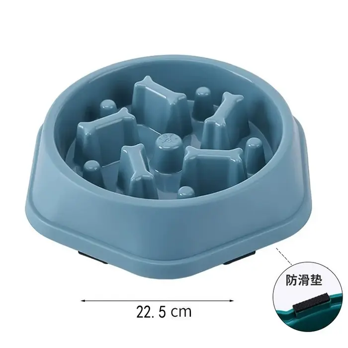 Bol pour chien à alimentation lente, Anti-étouffement, bol de nourriture pour chiot, antidérapant, p