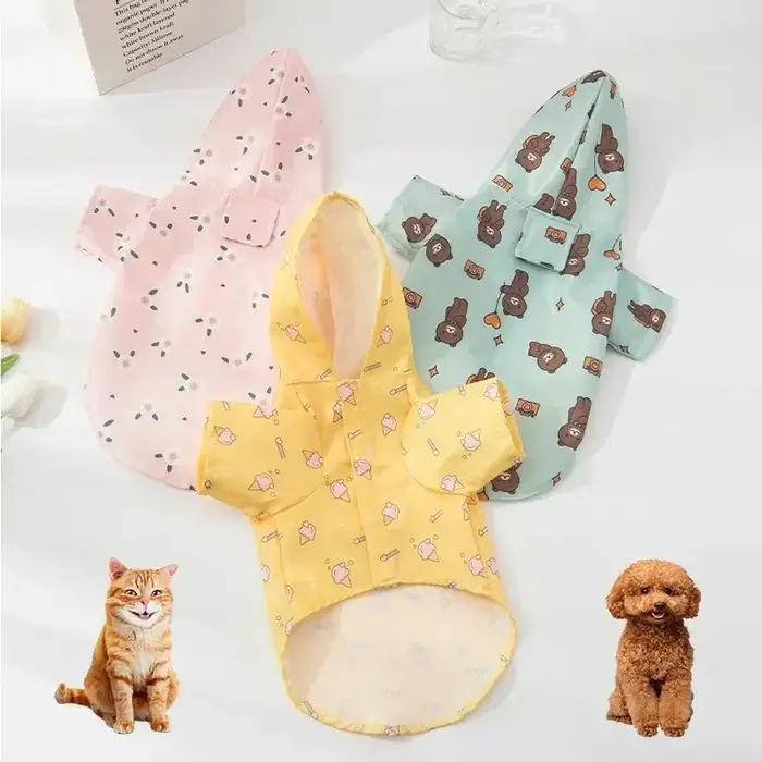 Imperméable pour chien avec chapeau – Manteau d'été