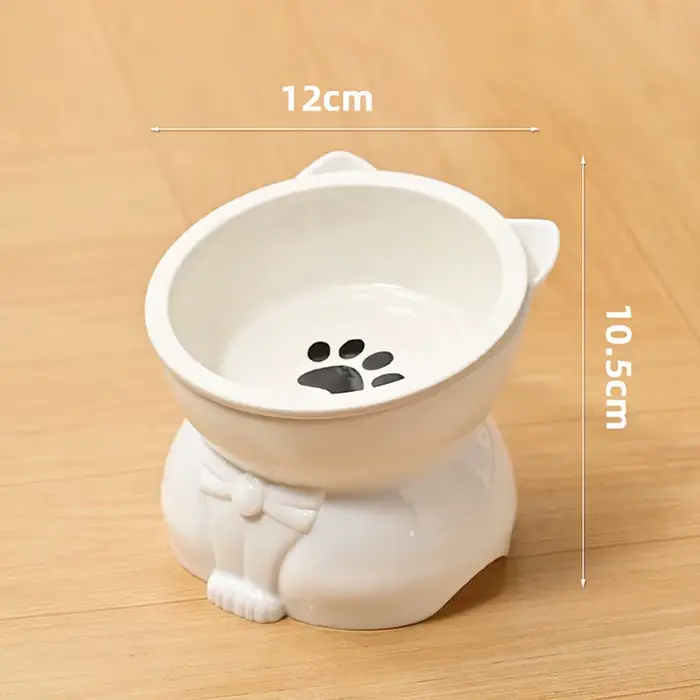 ♥ Bol d'eau de nourriture pour chien et chat, mangeoire surélevée pour animaux de compagnie avec Bas