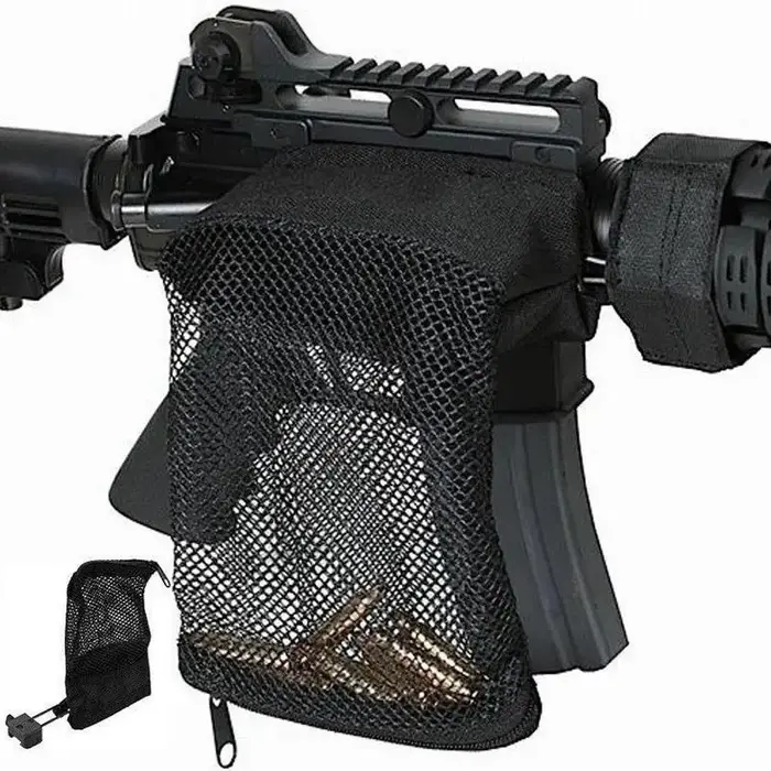 Attrape-balle de chasse Tacitcal Rifle Brass Catcher en toile et fil de fer pour chasseurs et tacticiens occassions de chasse et sportivité