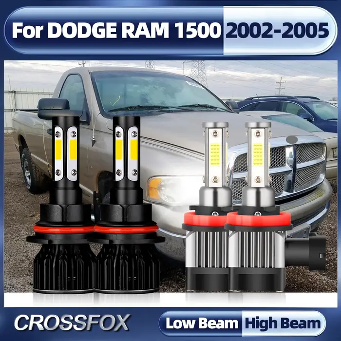 Phare de voiture LED 360W 60000LM CSP, puce CANBUS 9006 9007, ampoules antibrouillard Turbo pour DOD