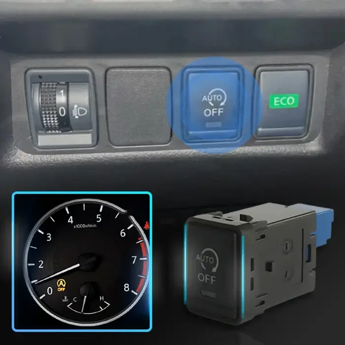 Bouton de démarrage et d'arrêt, interrupteur pour moteur de voiture, dispositif plus proche pour nis