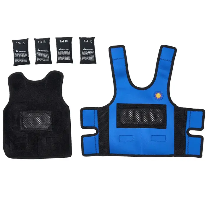 Gilet lesté pour enfants, gilet sensoriel à poids réglable, aide à l'autisme pour enfants garçons et