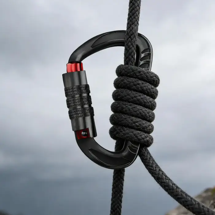 Mousqueton robuste en aluminium pour escalade randonnée camping laisse de chien porte-clés hamacOutdoorAdventureGear