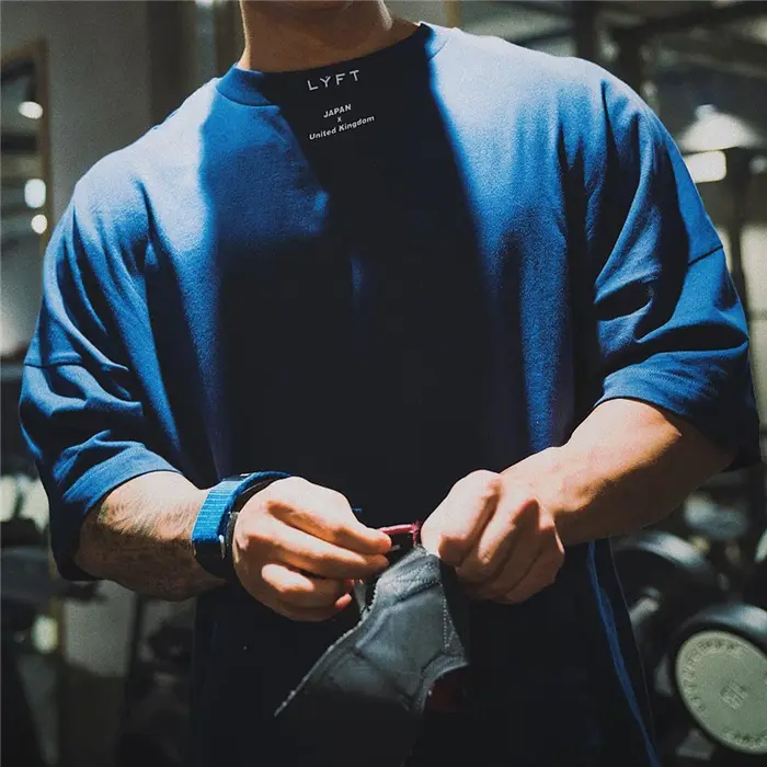 JAPON & UK coton chemise de Sport Sport t-shirt hommes à manches courtes chemise de course hommes en