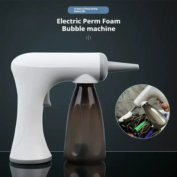Appareil à mousse électrique pour permanente, chaud et froid, outil de coiffure professionnel rechar