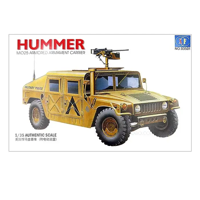 Hummer – camion blindé, transporteur d'assaut SUV, Jeep de l'armée américaine, Kit de modèle à assem