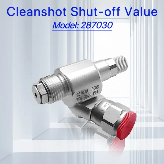 1 PCS 287030   Joint pivotant de vanne d'arrêt CleanShot, adaptateur de pulvérisateur de peinture po