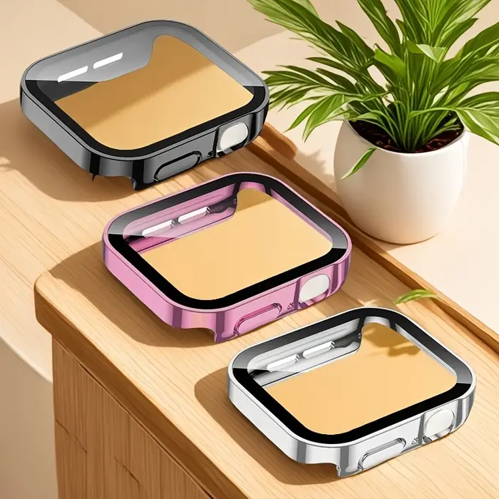Protection verre trempé pour Apple Watch 10 46mm 42mm - Accessoire écran coque série 7 8 9 SE 5
