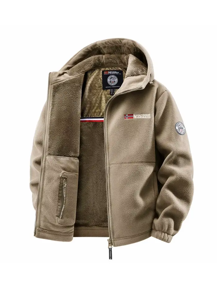 Veste à capuche d'extérieur d'automne et d'hiver pour hommes, adaptée à un usage quotidien à la mais