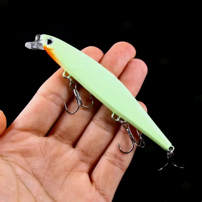 Leurre méné Élde haute qualité, appât Élde type jerkbait avec suspension pour plongée peu profonde, 