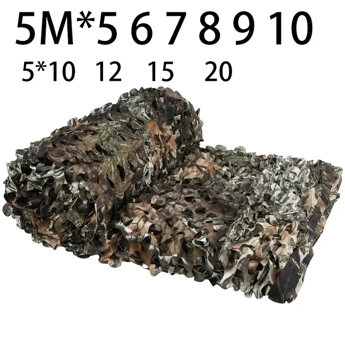 CamSolomon-Grand filet de camouflage de chasse, 5x5, 6, 7, 8, 9, 10, 12, 15, 20, abri solaire, clôtu