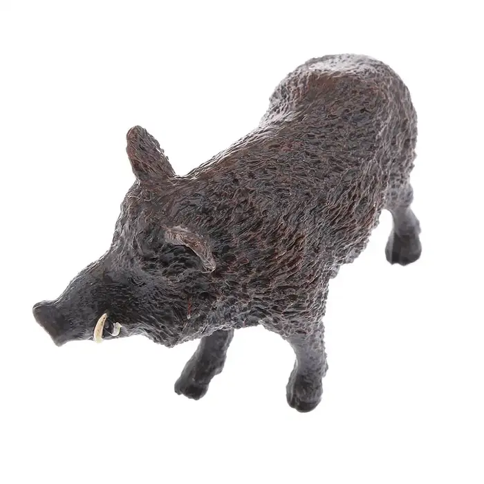 Jouets modèles de sangliers réalistes, jouets éducatifs et de collection pour les amoureux des anima