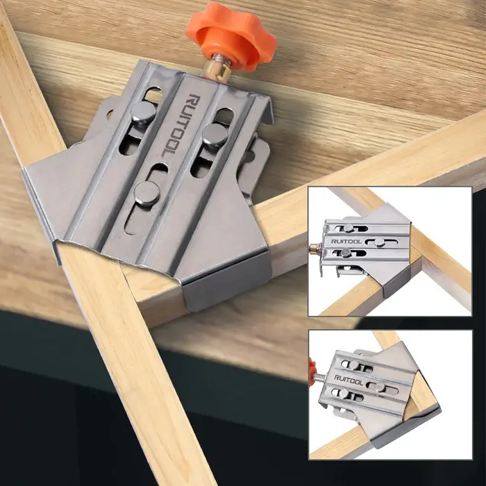 Pinces à Angle droit carrés de positionnement à 90 degrés, pour le travail du bois, pince d'angle, o