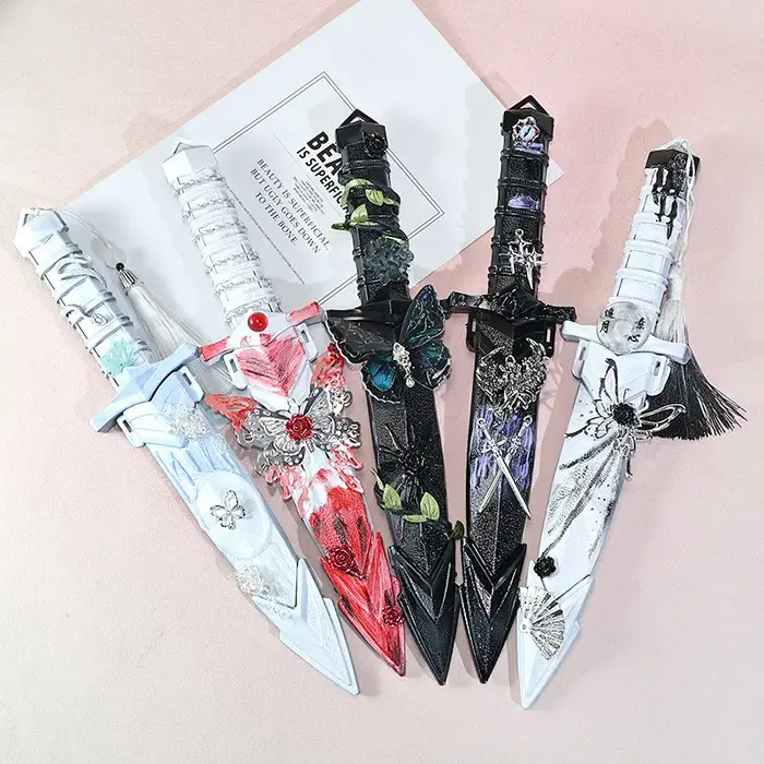 Poignard artisanal de style ancien ornement fini accessoire photo cosplay outil déballage portable cadeau décoratif pour cosplayers occaions spéciales
