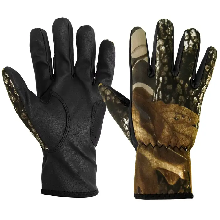 Gants de chasse néoprène chauds camouflage homme anti-dérapant imperméables manches longues pêche équitation