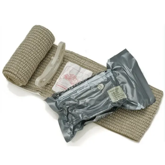 Bandage d'urgence pour plaies rondes urgence survie gaze soins trousse premiers secours camping randonnée montagne jungle