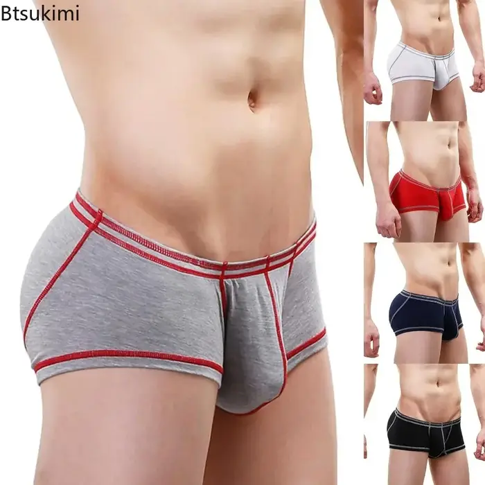 Sac de sous-vêtements de sport pour hommes absorbant la sueur respirant design moderne imprimé caleçons confortables pour homme activités physiques