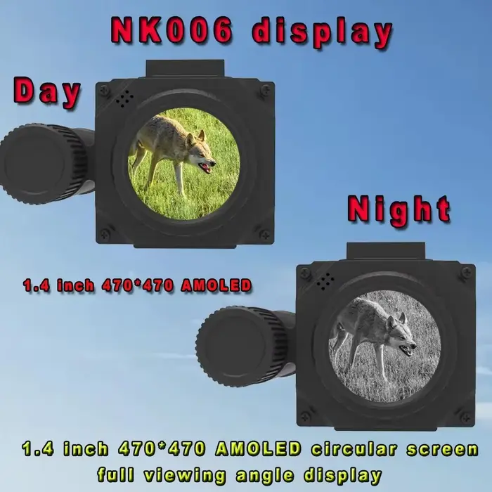 Jumelles de vision nocturne Megaorei NK006 infrarouge 5x - Goggles numériques 1080P pour chasse crépusculaire