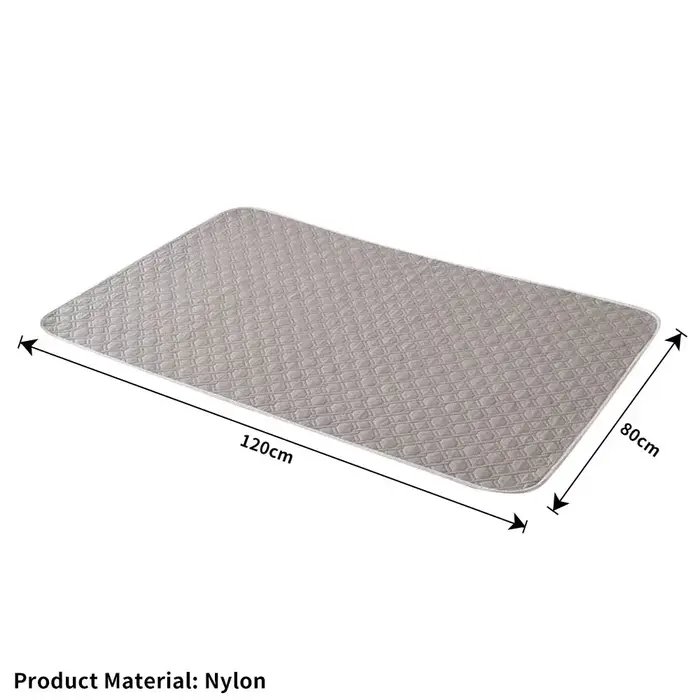Coussinets d'incontinence lavables 80x120cm pour personnes âgées et animaux de compagnie – Tapis de 