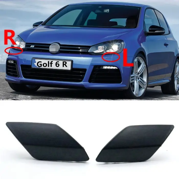 Capuchon de Buse de Lavage pour Pare-Choc Avant de Voiture, pour VW Golf 6 R MK6 2009-2013 5K0955110